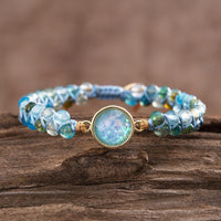 Opal Armband | Blau | Verstellbar | Stilvoll | Einzigartig | Energie | Inspiration-Luzern Mode