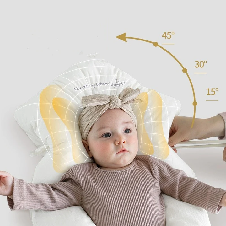 Baby Slaapkussen | Hypoallergeen Veilig Comfortabel Ergonomisch Rust-Luzern Mode