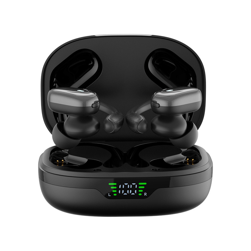 Bluetooth 5.3 Sport-Ohrhörer mit Mikrofon, LED-Case & 75 Stunden Wiedergabe – 1+1 GRATIS