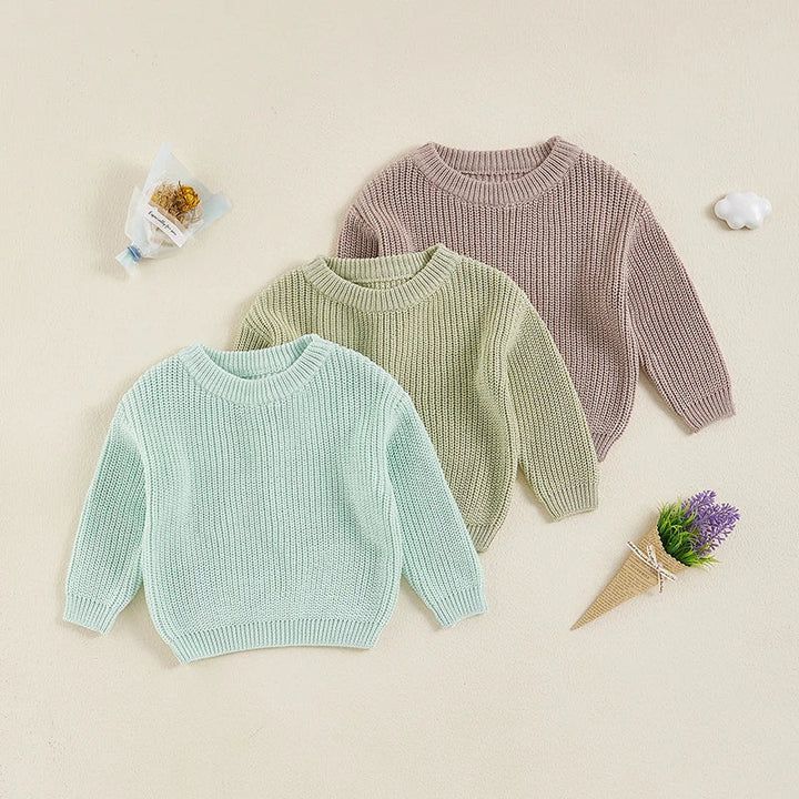 Weiche & Atmungsaktive Herbst-Strickpullover für Kinder – KnitKuschel