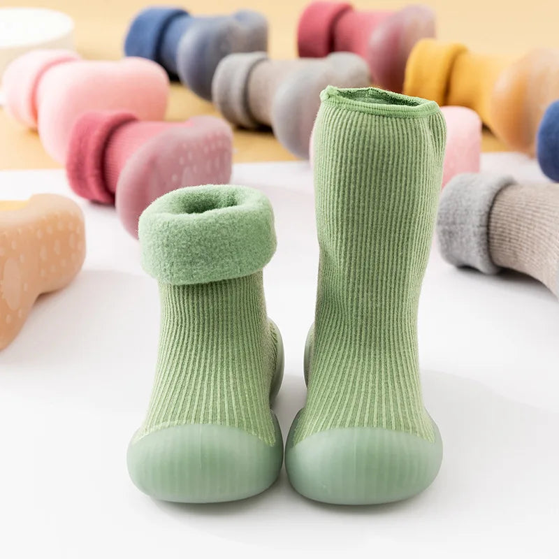 Herbstliche Kleinkind Socken Schuhe – Lola