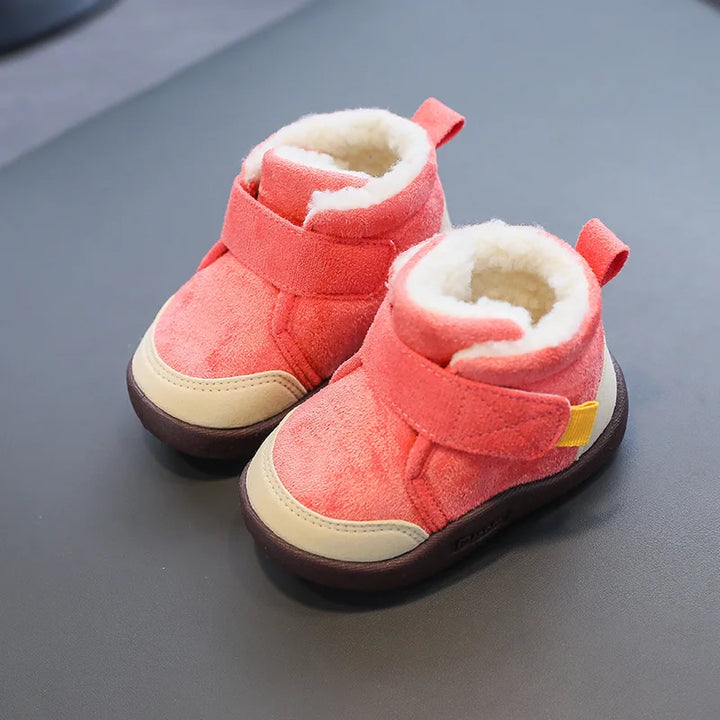 Gefütterte Winterstiefel für Kinder mit Klettverschluss – FrostPace (1+1 Gratis) – Winterzauber Edition
