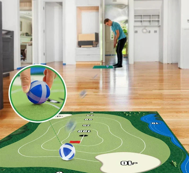 Indoor-Golfset | Lehrreich | Vielseitig | Komplett | Langlebig | Leicht | Kompakt-Luzern Mode