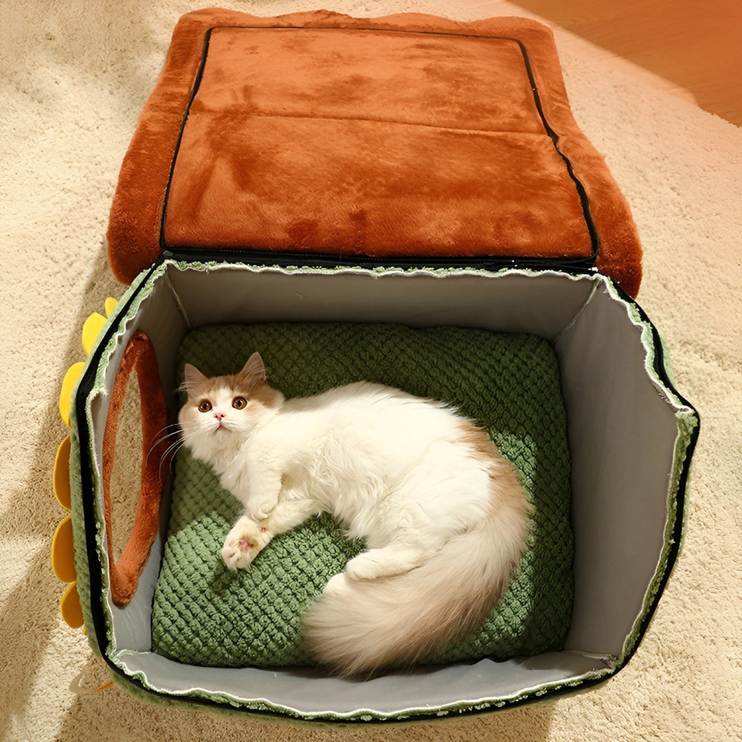 Katzen Schlafzelt | Niedlich | Komfortabel | Warm | Stilvoll | Weich | Langlebig-Luzern Mode