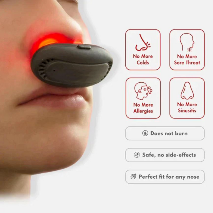 Anti-Allergie Nasengerät | Infrarot | Kompakt | Vielseitig | Linderung-Luzern Mode