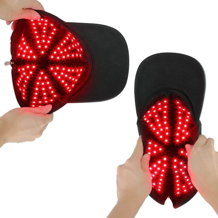 Lichttherapie Mütze | Infrarot Verstellbar Komfortabel Vielseitig-Luzern Mode