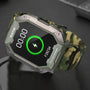 Smartwatch | Robust | Langlebig | Stylisch | Vielseitig | AMOLED | Sport-Camo Grün-Luzern Mode
