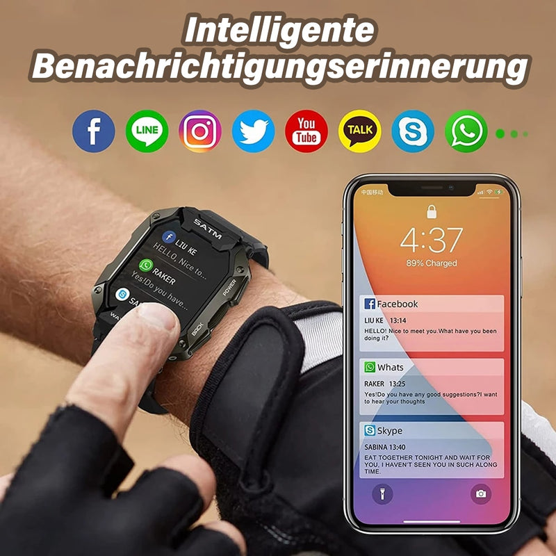 Smartwatch | Robust | Langlebig | Stylisch | Vielseitig | AMOLED | Sport-Luzern Mode