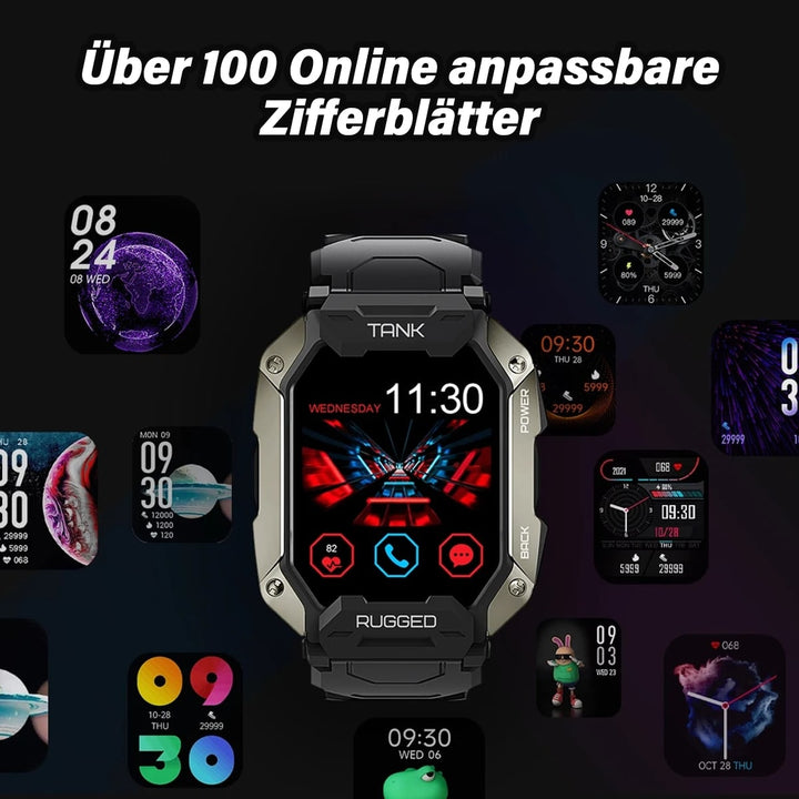 Smartwatch | Robust | Langlebig | Stylisch | Vielseitig | AMOLED | Sport-Luzern Mode
