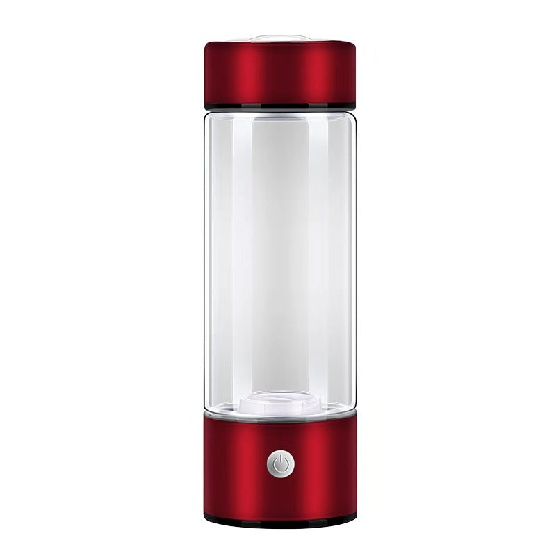 Wasserstoff-Wasserflasche | USB Antioxidantien Einzigartig Nachhaltig Schnell Wiederaufladbar-Rot-Luzern Mode