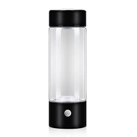 Wasserstoff-Wasserflasche | USB Antioxidantien Einzigartig Nachhaltig Schnell Wiederaufladbar-Schwarz-Luzern Mode