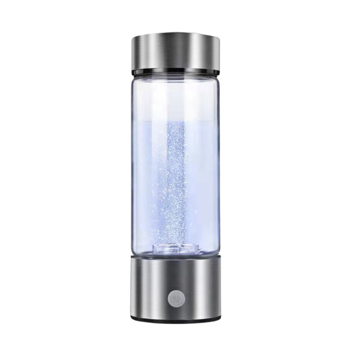 Wasserstoff-Wasserflasche | USB Antioxidantien Einzigartig Nachhaltig Schnell Wiederaufladbar-Silber-Luzern Mode