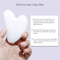 Gesichtsroller Set | 2-teilig Pflegend Durchblutung Glow Gua Sha-Luzern Mode