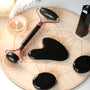 Gesichtsroller Set | 2-teilig Pflegend Durchblutung Glow Gua Sha-Schwarz-Luzern Mode