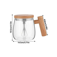 Glas-Tasse | Selbstumrührend Vielseitig Auslaufsicher Langlebig Stilvoll Kompakt-Luzern Mode