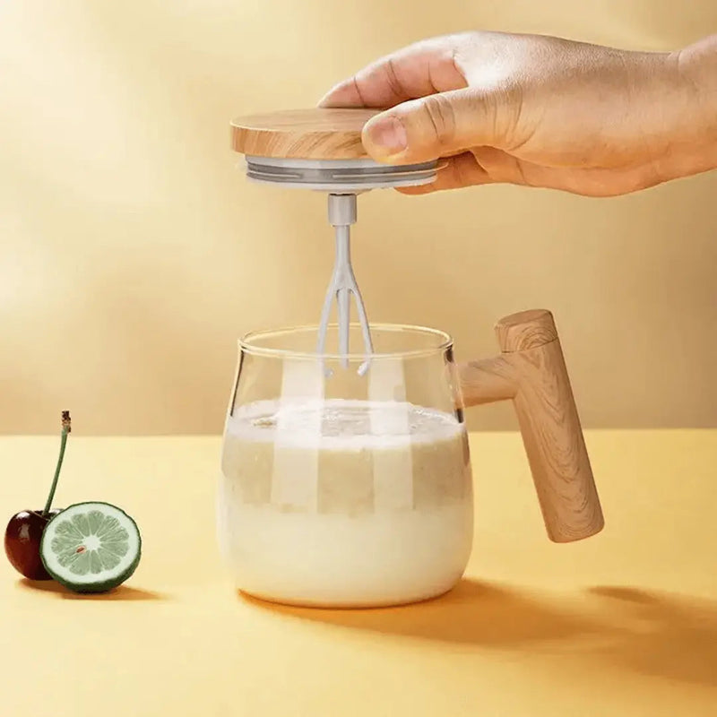 Glas-Tasse | Selbstumrührend Vielseitig Auslaufsicher Langlebig Stilvoll Kompakt-Luzern Mode
