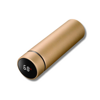 Thermosflasche | Temperaturanzeige Vielseitig Langlebig Kompakt Modern-Gold-Luzern Mode