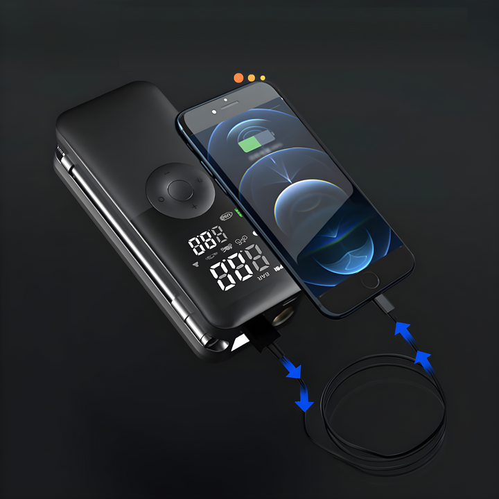 Intelligente Tragbare Luftpumpe – AirMaster Pro