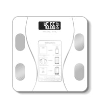 Waage | Digital Intelligente Körperanalyse Bluetooth Vielseitig-Weiß-Luzern Mode