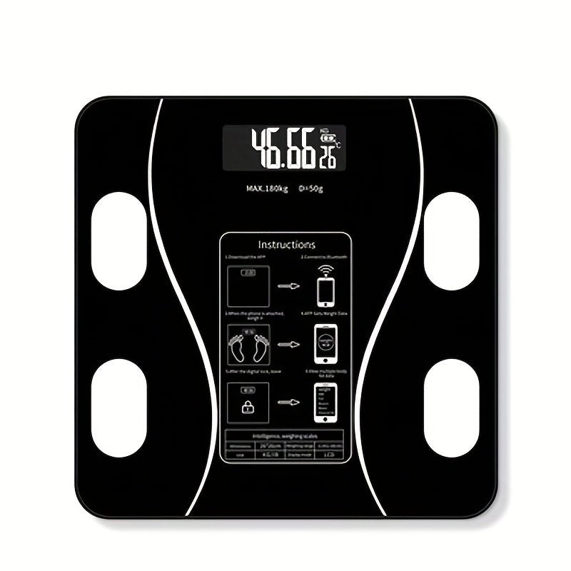 Waage | Digital Intelligente Körperanalyse Bluetooth Vielseitig-Luzern Mode