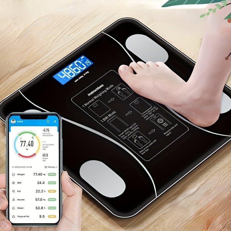 Waage | Digital Intelligente Körperanalyse Bluetooth Vielseitig-Luzern Mode