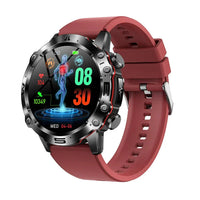 Smartwatch | Gesundheitstracker iOS Android Universell Vielseitig-Rot-Luzern Mode