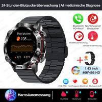 Smartwatch | Gesundheitstracker iOS Android Universell Vielseitig-Luzern Mode