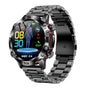 Smartwatch | Gesundheitstracker iOS Android Universell Vielseitig-Schwarz Stahl-Luzern Mode