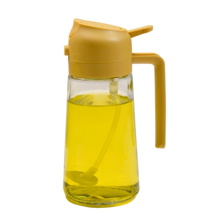 Ölsprüher | Glas Langlebig Vielseitig Gesund Präzises Kochen-Gelb-Luzern Mode