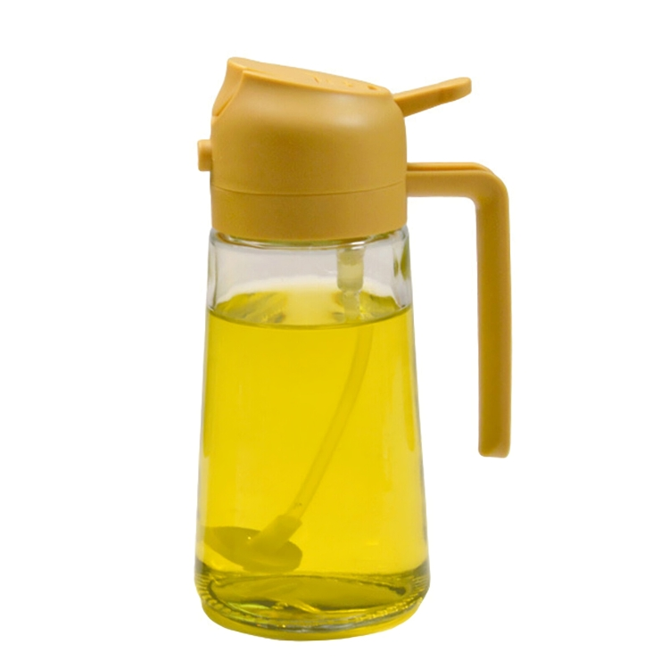 Ölsprüher | Glas Langlebig Vielseitig Gesund Präzises Kochen-Gelb-Luzern Mode