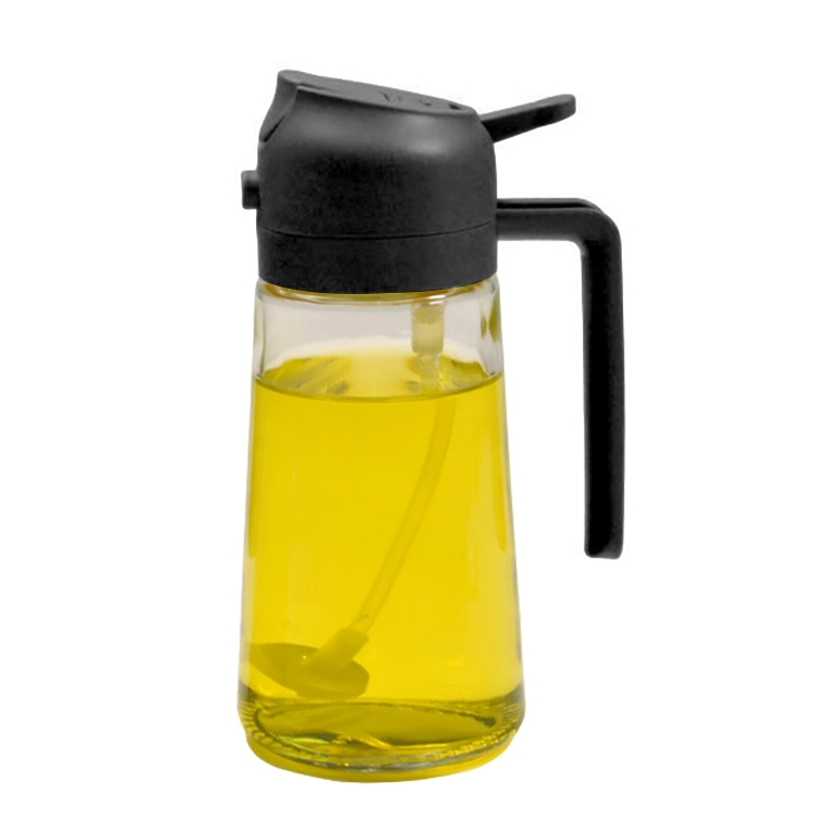 Ölsprüher | Glas Langlebig Vielseitig Gesund Präzises Kochen-Schwarz-Luzern Mode