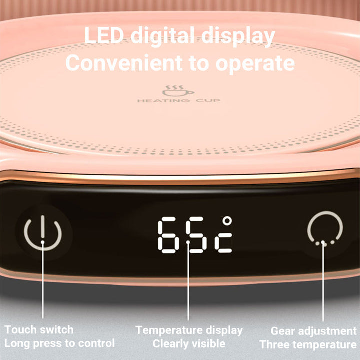 Tassenwärmer | Display | Einstellbar | Praktisch | Vielseitig | USB | Touchscreen-Luzern Mode