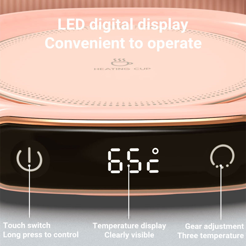 Tassenwärmer | Display | Einstellbar | Praktisch | Vielseitig | USB | Touchscreen-Luzern Mode