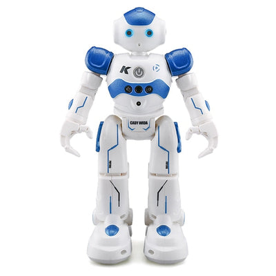Spielzeug-Roboter | Sprache | Musik | Aufladen | Interaktiv | Lehrreich-Blau-Luzern Mode