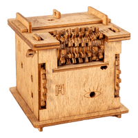 Hölzerne Escape-Puzzlebox | Interaktiv | Unterhaltung | Herausfordernd-Luzern Mode