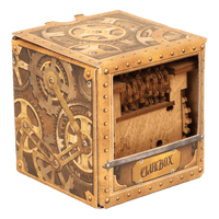 Hölzerne Escape-Puzzlebox | Interaktiv | Unterhaltung | Herausfordernd-Luzern Mode