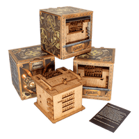 Hölzerne Escape-Puzzlebox | Interaktiv | Unterhaltung | Herausfordernd-Luzern Mode