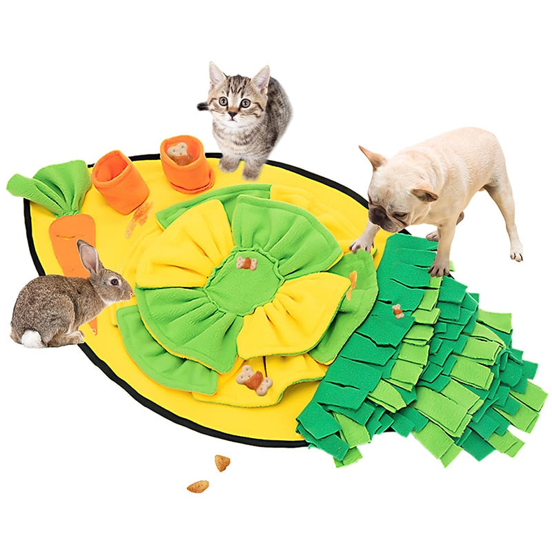 Hundespielmatte | Interaktiv | Schnüffeln | Stimulation | Leckereien | Langlebig-Radieschen-Luzern Mode