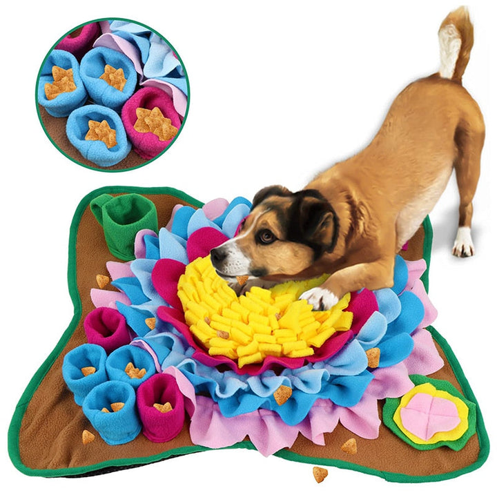 Hundespielmatte | Interaktiv | Schnüffeln | Stimulation | Leckereien | Langlebig-Sonnenblume-Luzern Mode