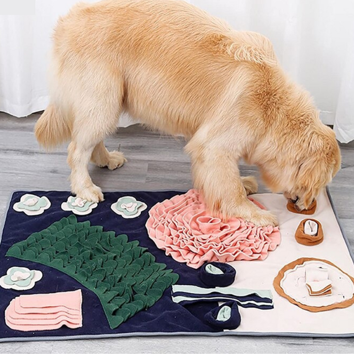 Hundespielmatte | Interaktiv | Schnüffeln | Stimulation | Leckereien | Langlebig-Luzern Mode
