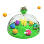 Katzenspielzeug | Interaktiv | Innovativ | Beruhigend | Rutschfest | Puzzle-Grün-Luzern Mode