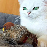 Katzenspielzeug | Interaktiv Langlebig Realistisch Mit Federn Vielseitig-Luzern Mode