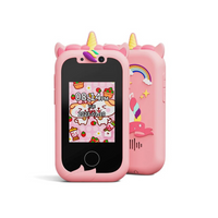 Interaktives Kindertelefon | Smartphone | Kamera | Spielzeug | Kreativ-Rosa-Luzern Mode