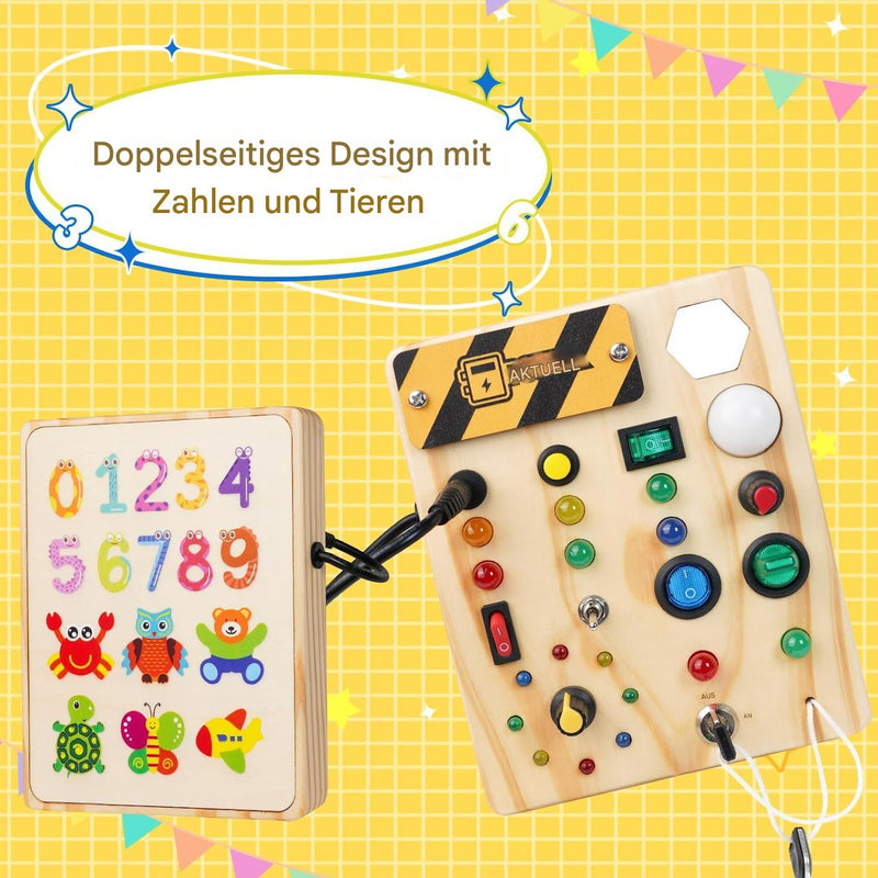 Interaktives Spielzeug für Kleinkinder | Montessori-Lampe Anregendes Geschenk-Luzern Mode