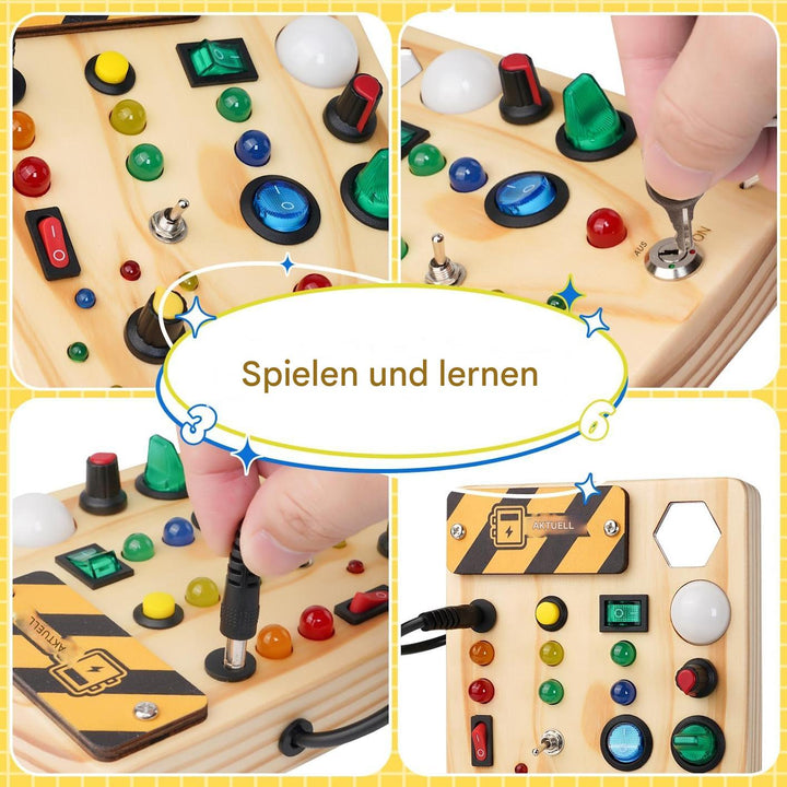Interaktives Spielzeug für Kleinkinder | Montessori-Lampe Anregendes Geschenk-Luzern Mode