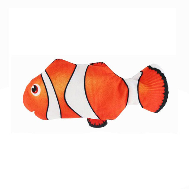 Hunde Fischspielzeug | Interaktiv | Beweglich | USB | Wiederaufladbar-Clownvis-Luzern Mode