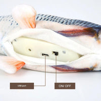 Hunde Fischspielzeug | Interaktiv | Beweglich | USB | Wiederaufladbar-Luzern Mode