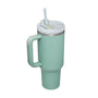 Reisebecher | 1200ML Isolierend Deckel Strohhalm Langlebig Vielseitig-Eukalyptus-1200 ML-Luzern Mode
