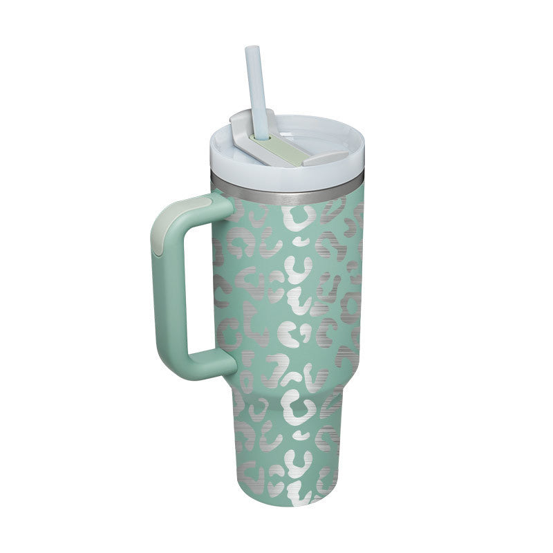 Reisebecher | 1200ML Isolierend Deckel Strohhalm Langlebig Vielseitig-Laser-1200 ML-Luzern Mode
