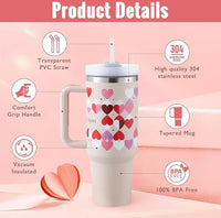 Reisebecher | 1200ML Isolierend Deckel Strohhalm Langlebig Vielseitig-Luzern Mode